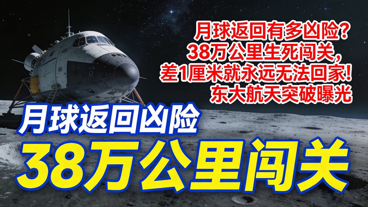航天员月球返回全程曝光：38万公里生死闯关，每一步都在与死神博弈#中国航天yyds#嫦娥六号圆满成功#梦舟飞船突破#长征十号试验成功#航天员月球返回#中国探月工程20周年#载人登月倒计时#中国科技崛起