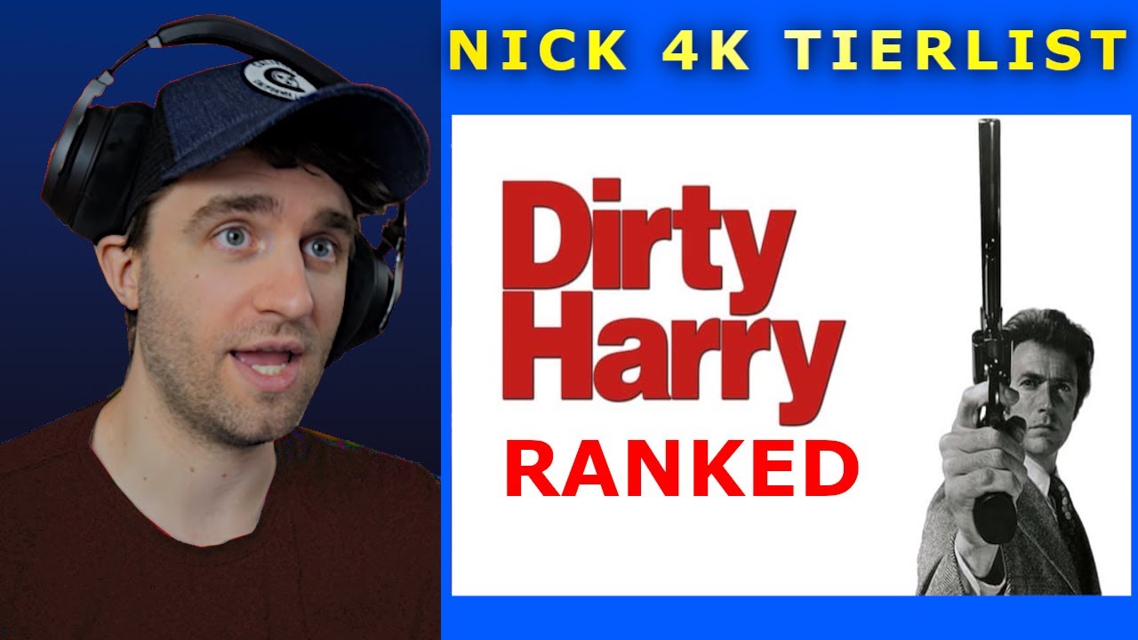 All 5 Dirty Harry Movies Ranked | NICK 4K TIER LIST