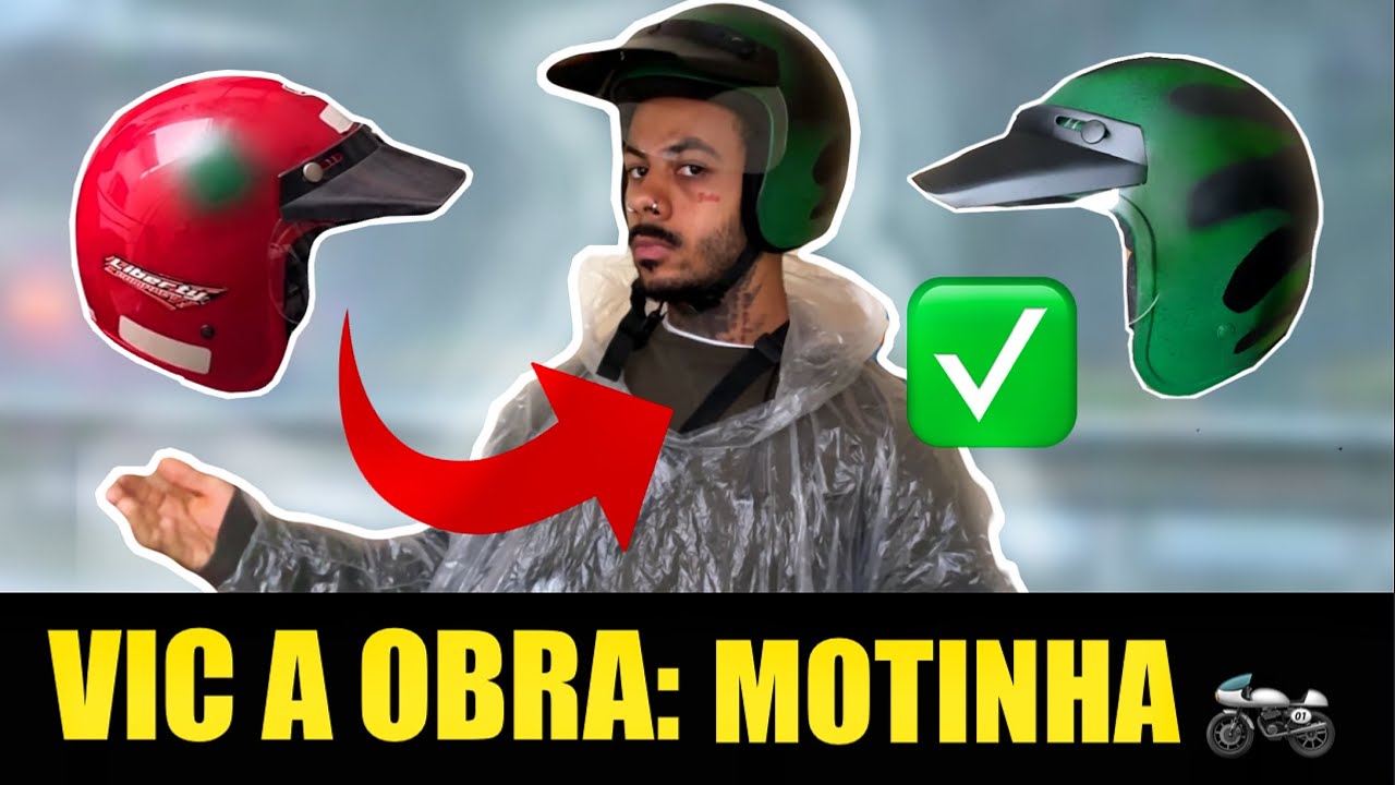 VICTOR A OBRA: MOTINHA 🏍️ 