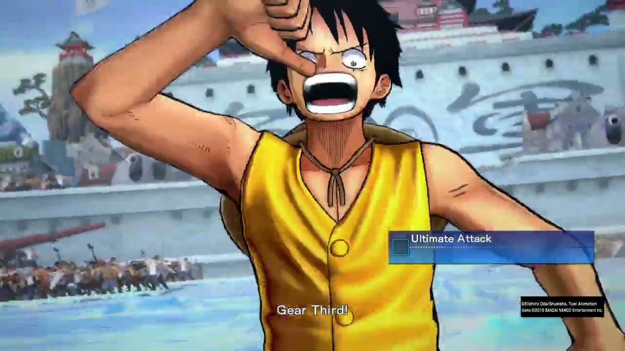 ONE PIECE BURNING BLOOD Luffy Vs Smoker