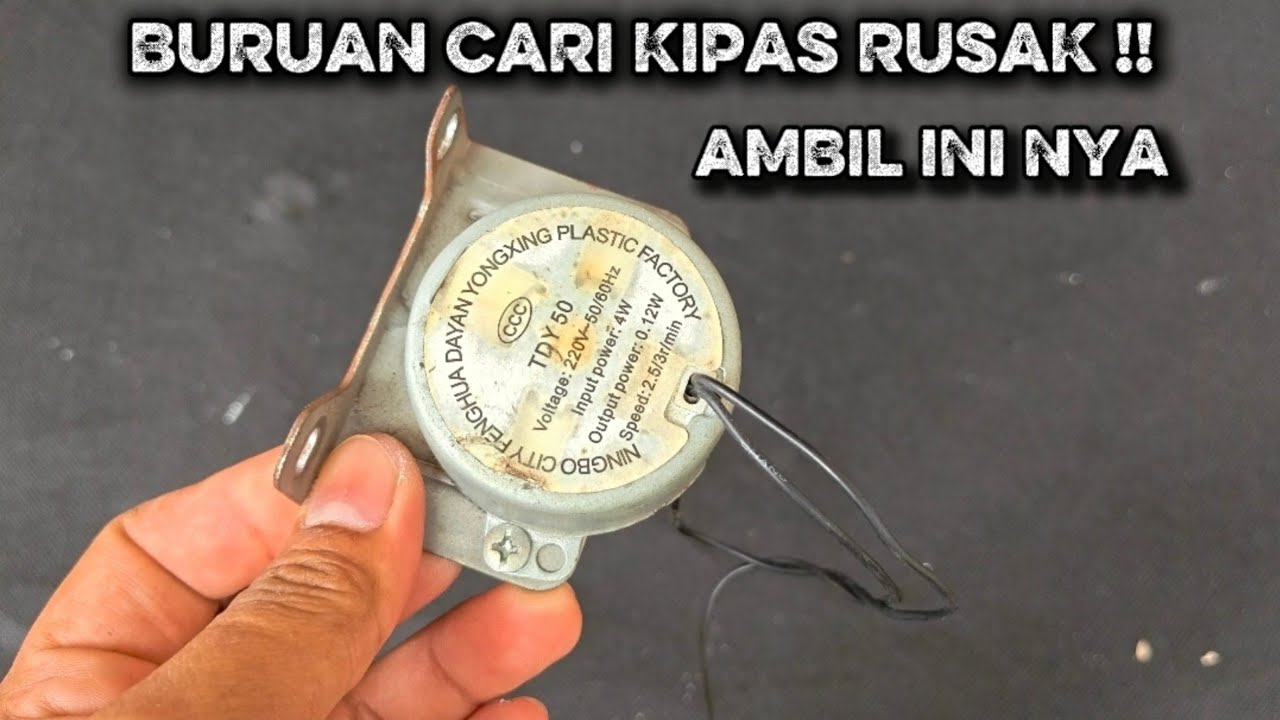 BURUAN BONGKAR KIPAS RUSAK !! AMBIL DINAMO BUAT KIRI KANAN NYA DAN KAMU PASTI TERKAGUM-KAGUM