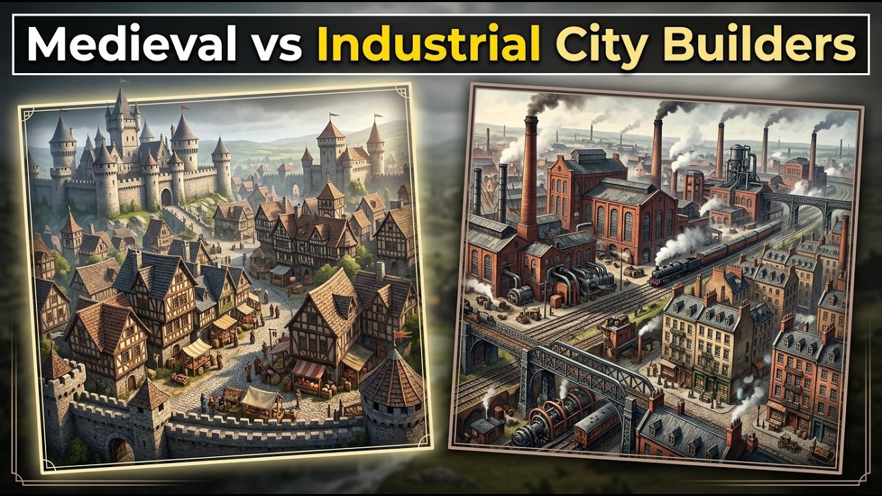 Medieval Village vs Industrial Empire – Manor Lords vs Anno 1800