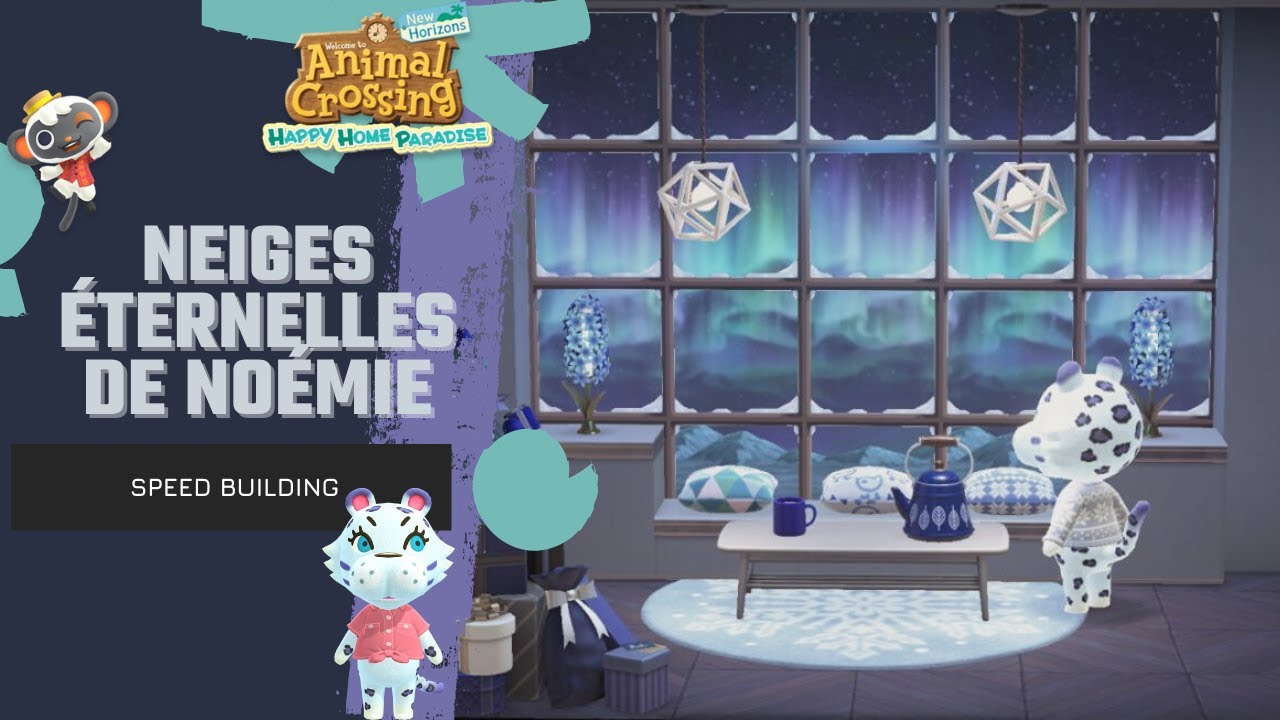 Neiges éternelles de Noémie | Happy Home Paradise | ACNH Speed Building