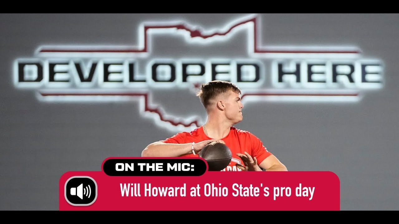 Every throw from Will Howard at Ohio State's pro day