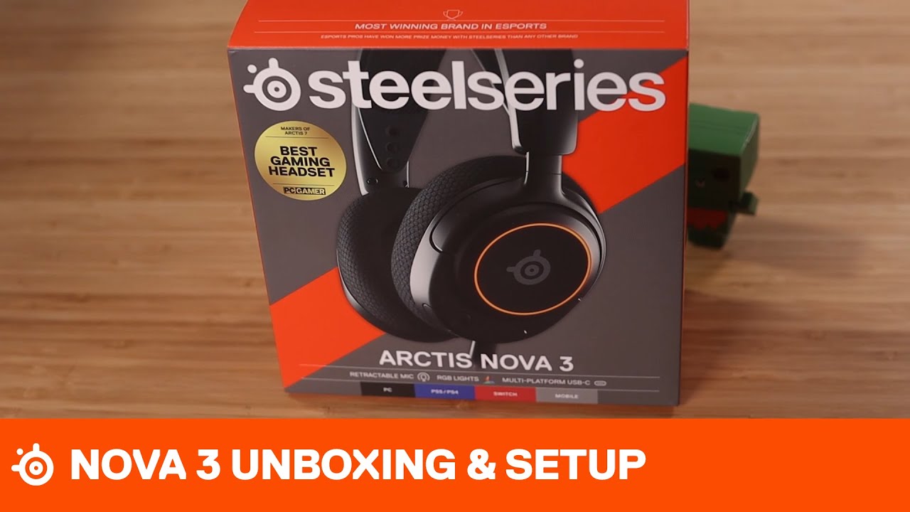 Rozpakowywanie i konfiguracja SteelSeries Arctis Nova 3