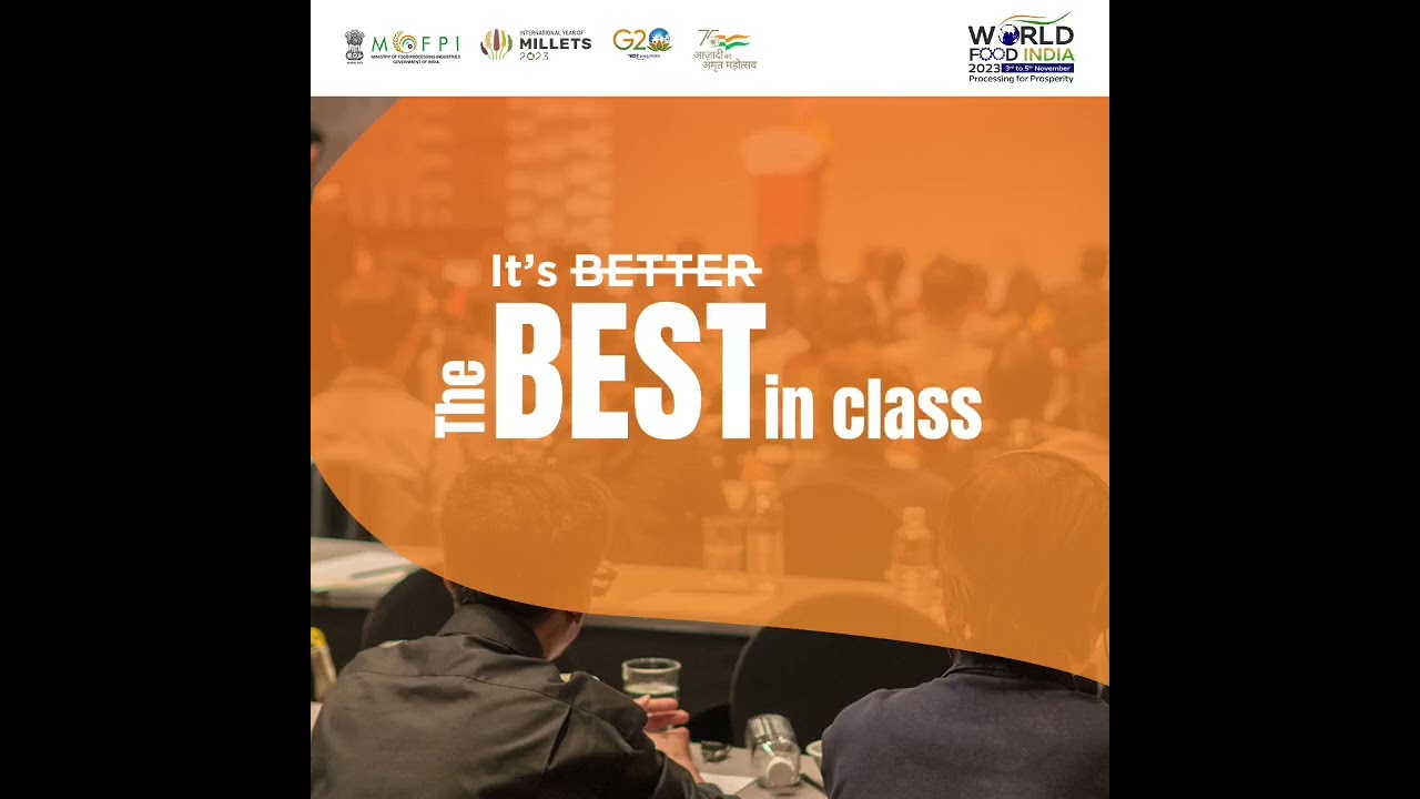 Get ready for 3 days of business networking at #WorldFoodIndia2023 | #foodprocessing #mofpi