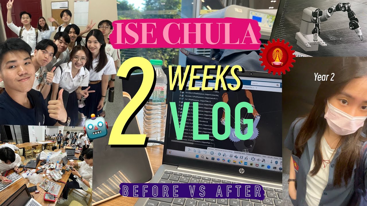 ISE CHULA VLOG WEEK ปี 2 (AI) 2 weeks หลังเปิดเทอม VS ก่อนไฟนอล เป็นยังไงไปดู!! | prepraestellar