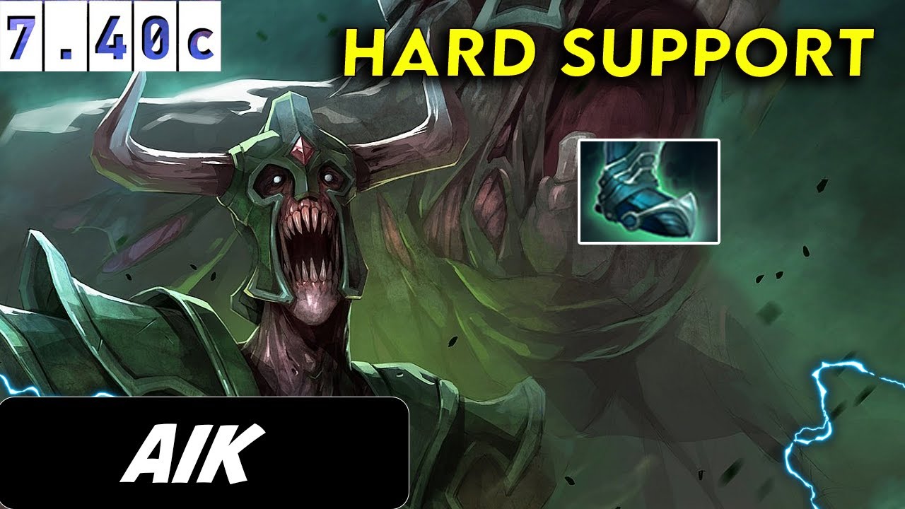 Aik Undying Hard Support - Dota 2 Patch 7.40c Pro Player Gameplay