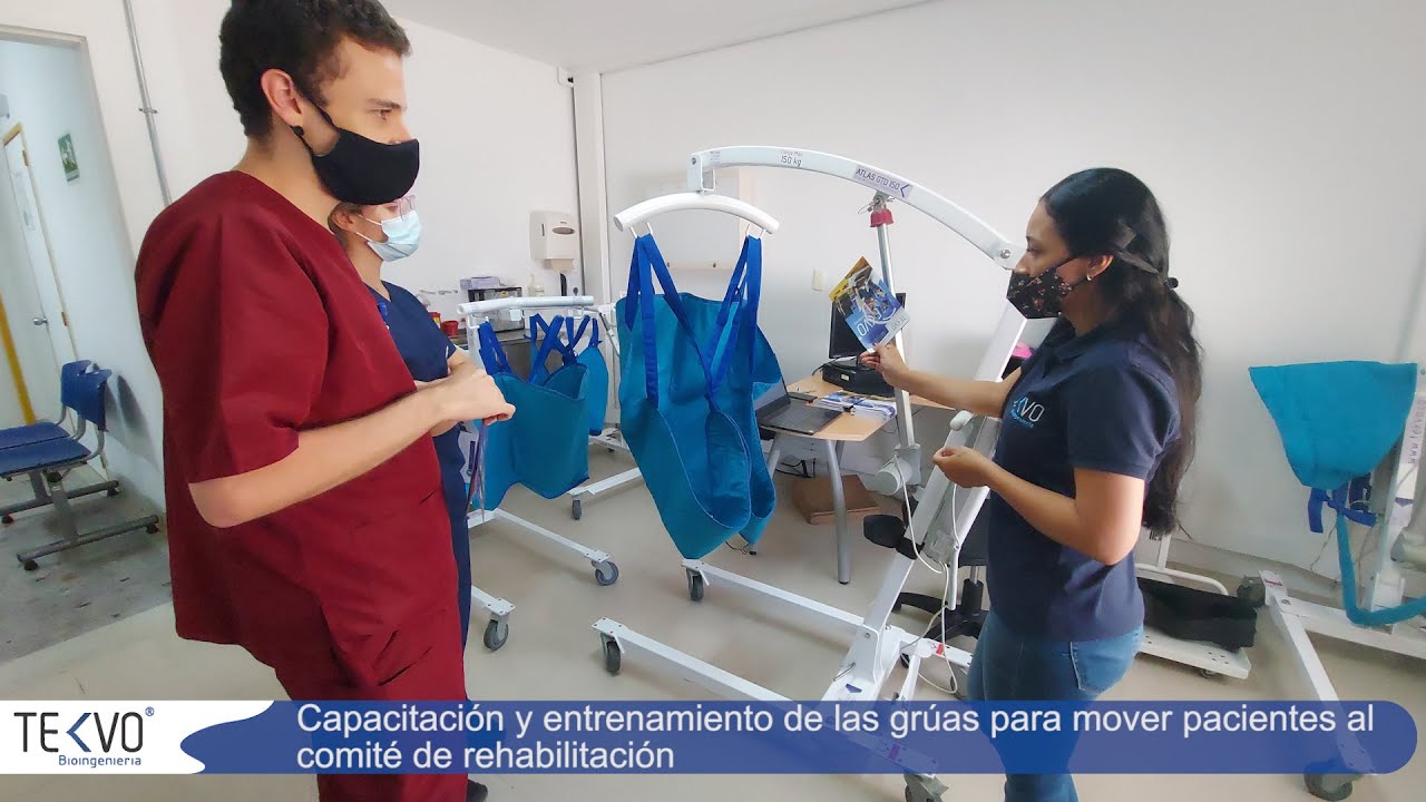 Fisioterapeutas recomiendan el uso de las grúas de TEKVO