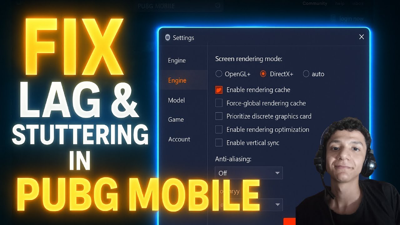 حل مشكله الاج  في ببجي✅ شرح افضل اعدادات محاكى جيم لوب التحديث الجديد لجميع الاجهزه #pubgmobile