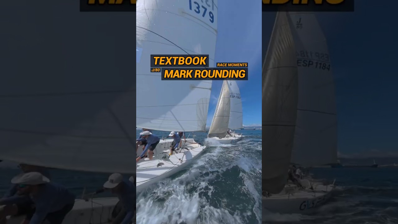 Textbook Rounding ⛵️ Three J/80s Show Perfect Etiquette
