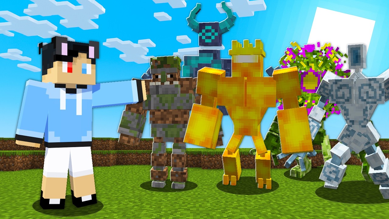 I Found The ELEMENTAL BEASTS in Minecraft