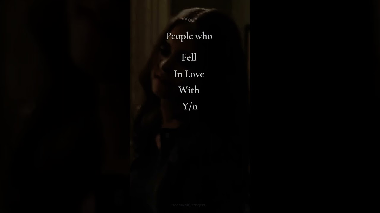 y/n with teen wolf