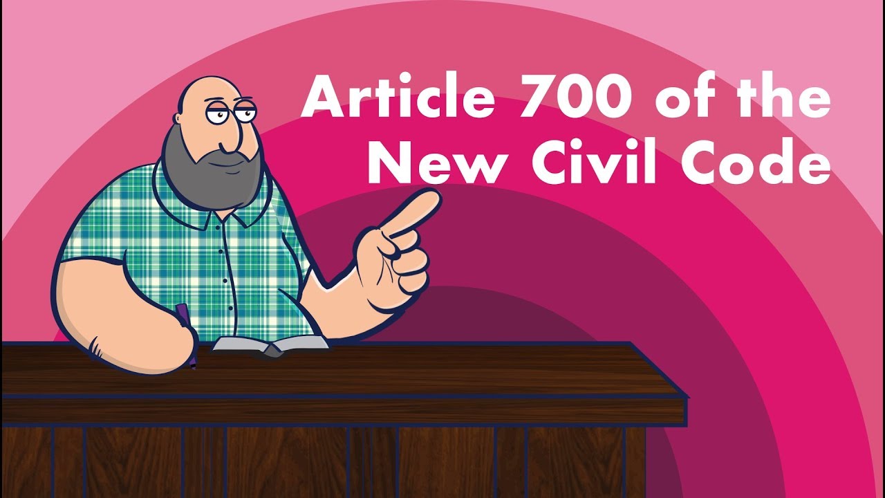[TORTS AND DAMAGES] Article 700 of the New Civil Code