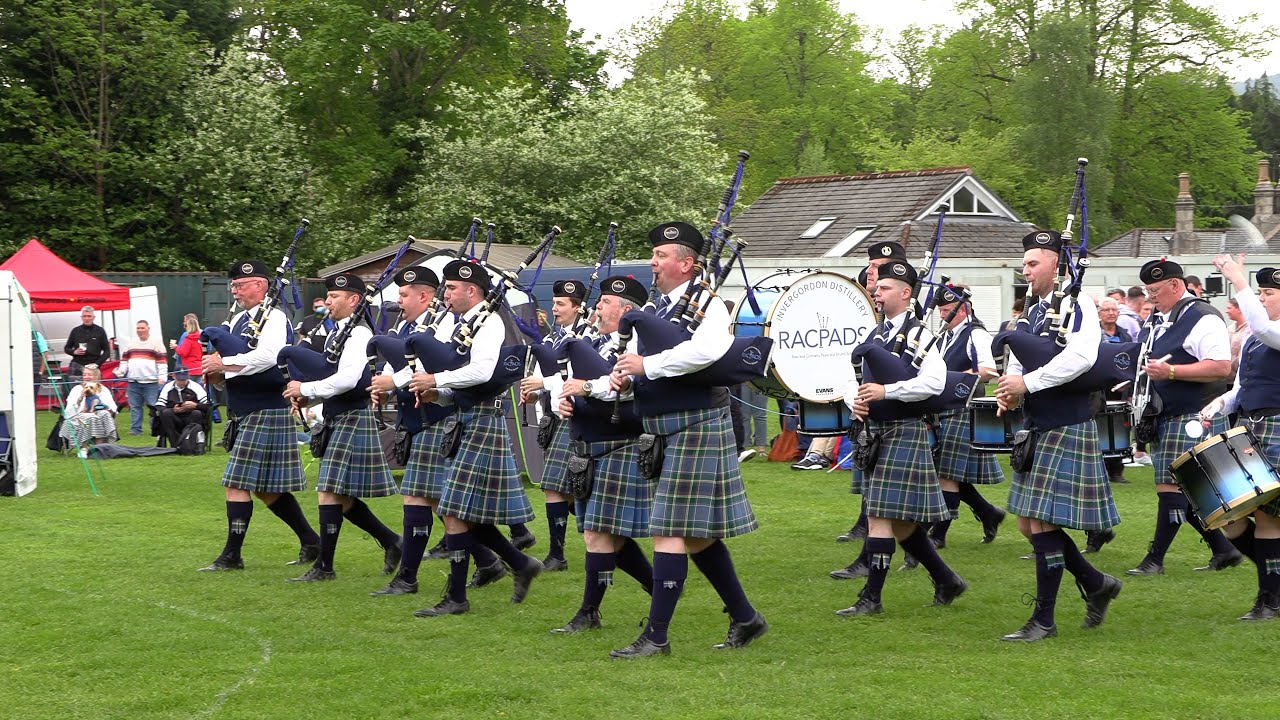 Ross & Cromarty Pipe Band compete Grade 2 at Banchory 2024 North of Scotland Pipe Band Championship