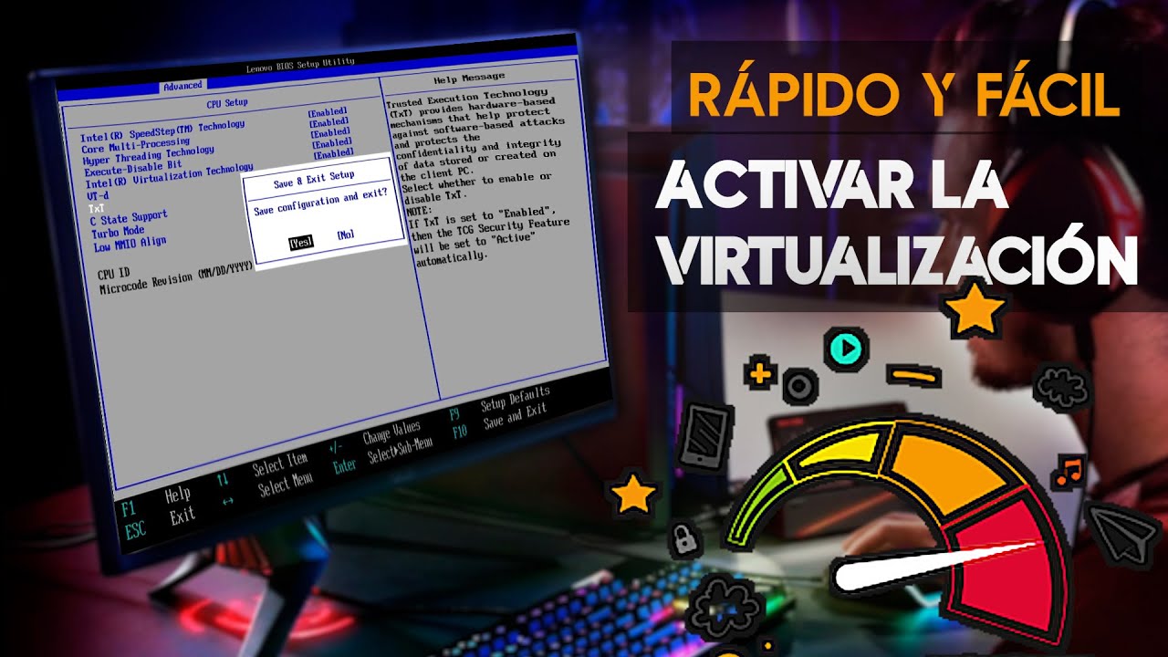 C&oacute;mo ACTIVAR LA VIRTUALIZACI&Oacute;N en Windows 10 💻🚀