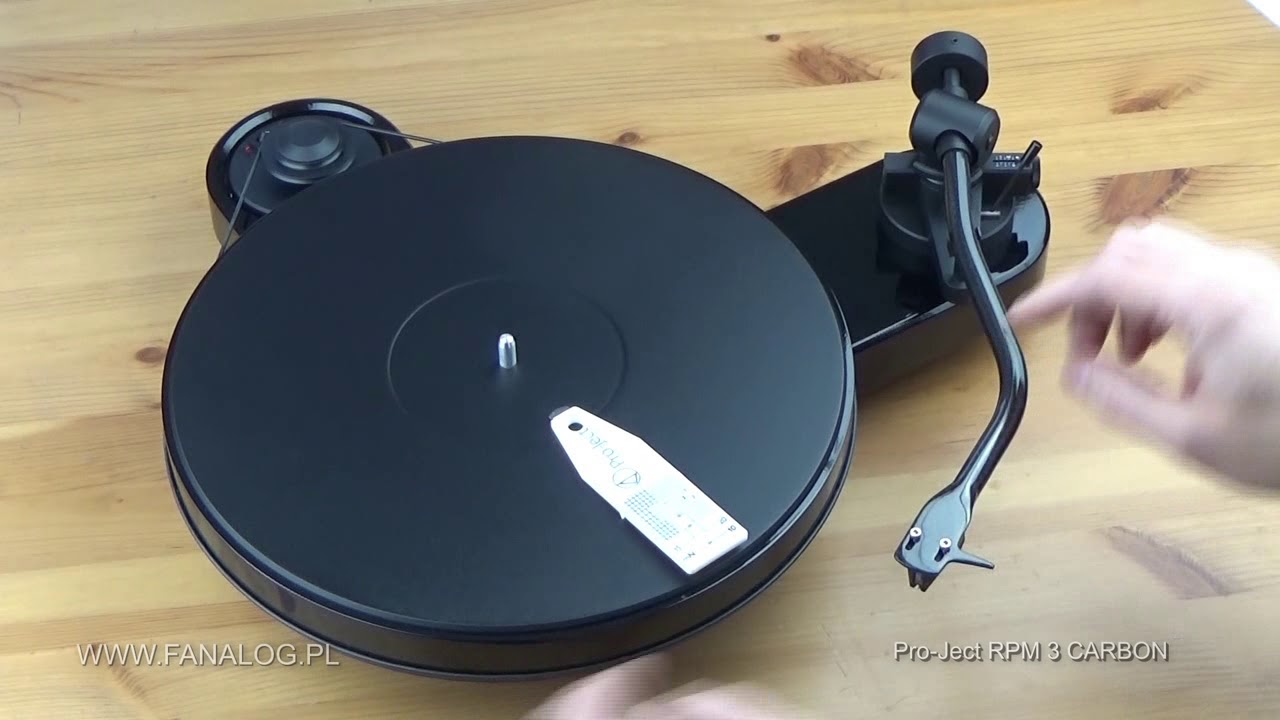 Pro Ject RPM 3 Carbon - Regulacja siły nacisku igły