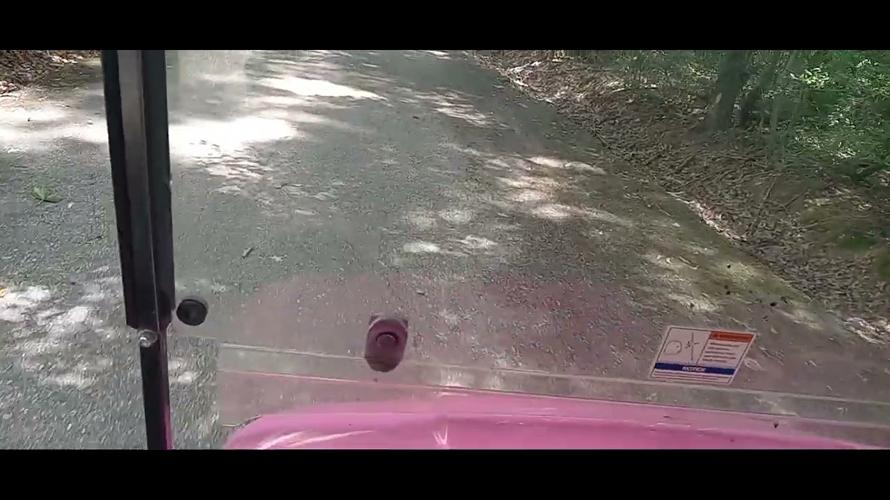 Golf cart ride