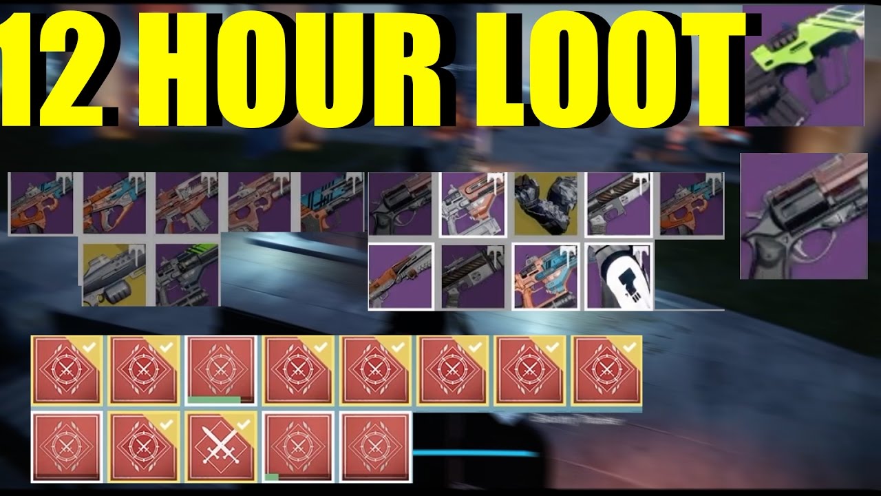 Destiny: Loot from 12 hrs of Crucible ( Packages & Bounties )
