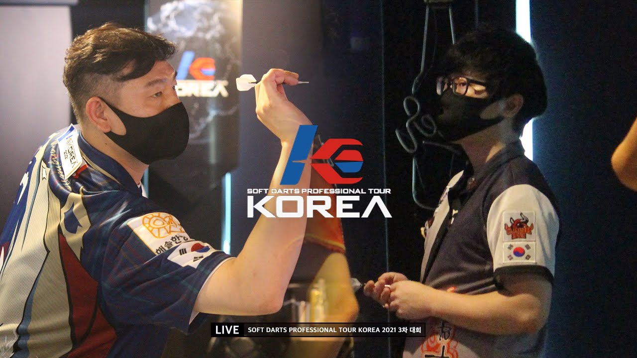 【WOONG HEE HAN vs JIN HO KO】 QUARTER FINAL MATCH 02, 2021 SOFT DARTS PROFESSIONAL TOUR KOREA