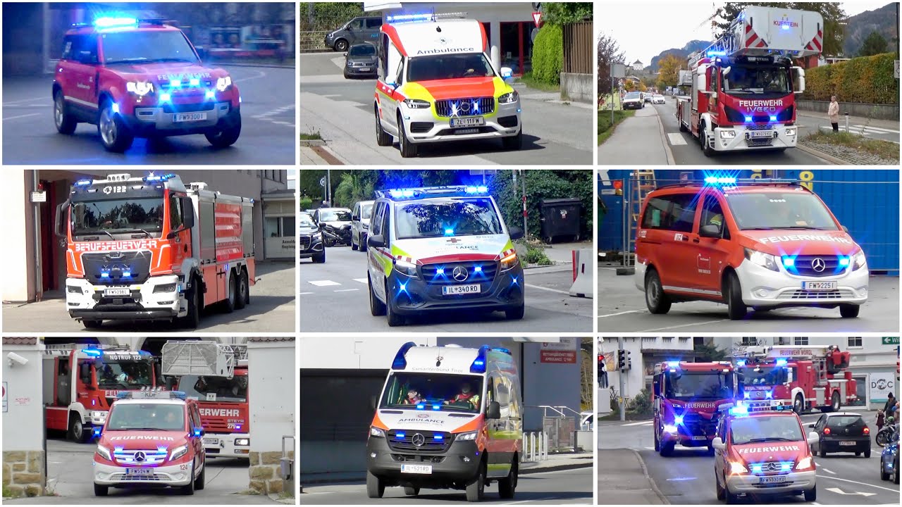 [Neues GTLF, ÖRK-Motorradstaffel, ÖBB-Einsatzleiter, uvm.!] Best of Einsatzfahrten 2025 (EA-B)