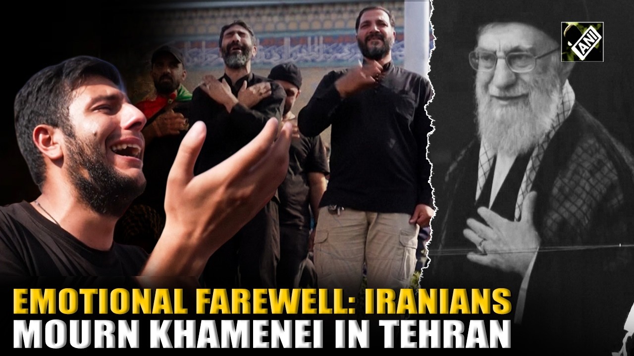 Tehran in tears: Iranians bid emotional farewell to late supreme leader Ayatollah Ali Khamenei