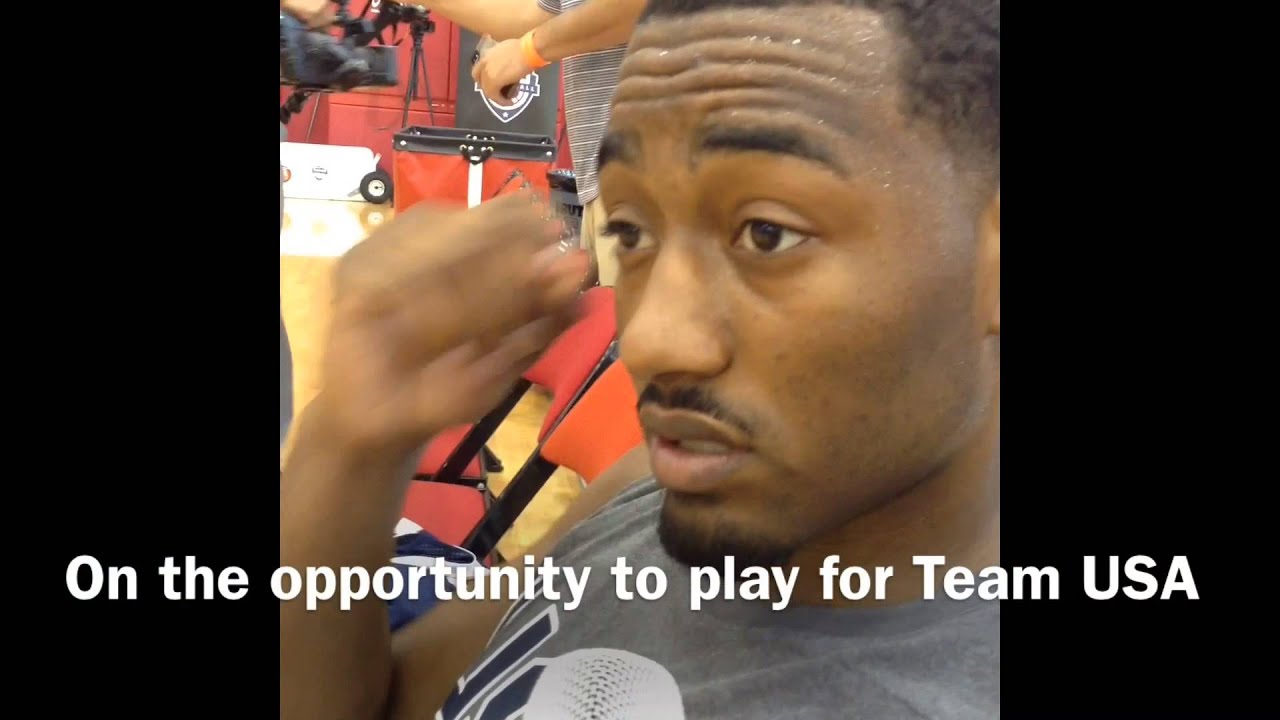 James Harden, John Wall interviews at Team USA training camp.