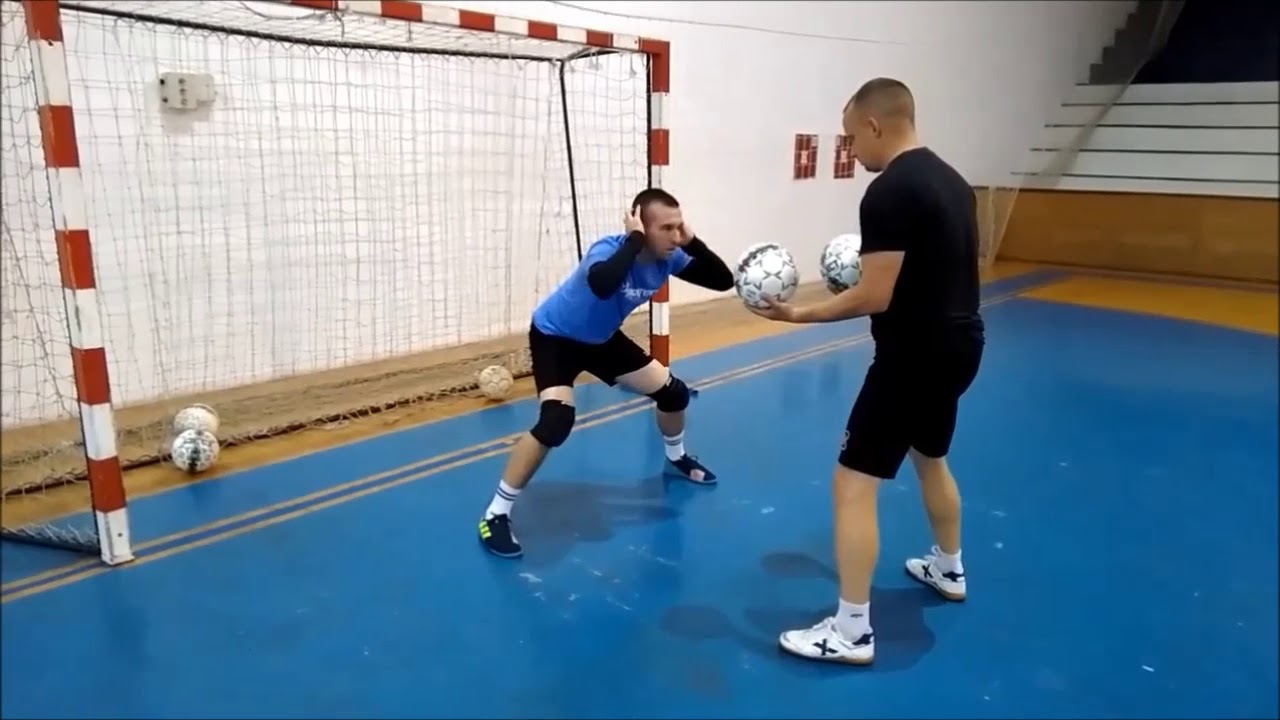 Futsal goalkeeper training - compilation October 2017
