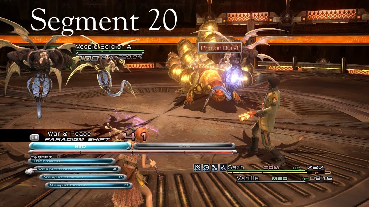 Final Fantasy XIII Hard Mode Segment 20