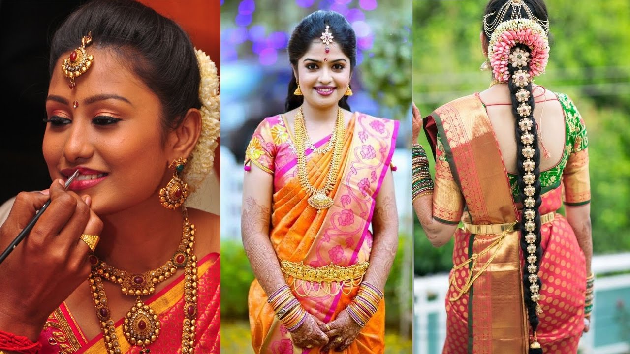 Traditional South Indian Bridal Makeup & Hairstyle | Step By Step Makeup and Hairstyle Tutorial