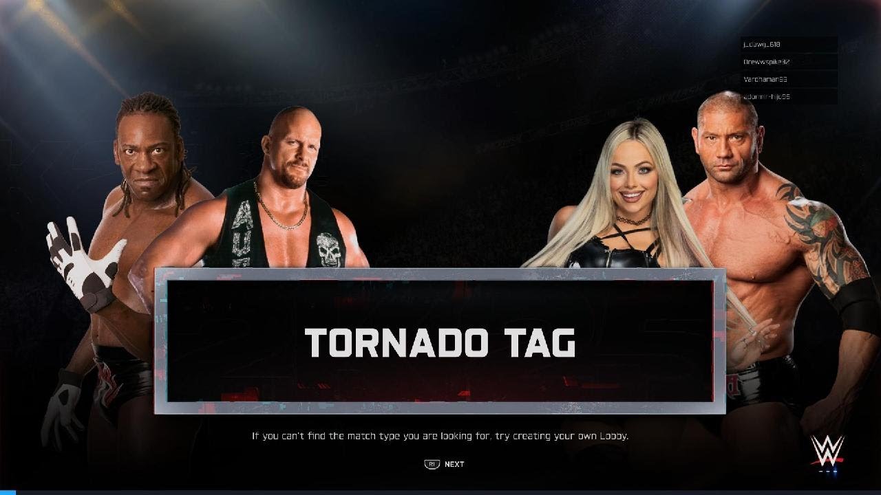 WWE 2K25 tornado tag #3