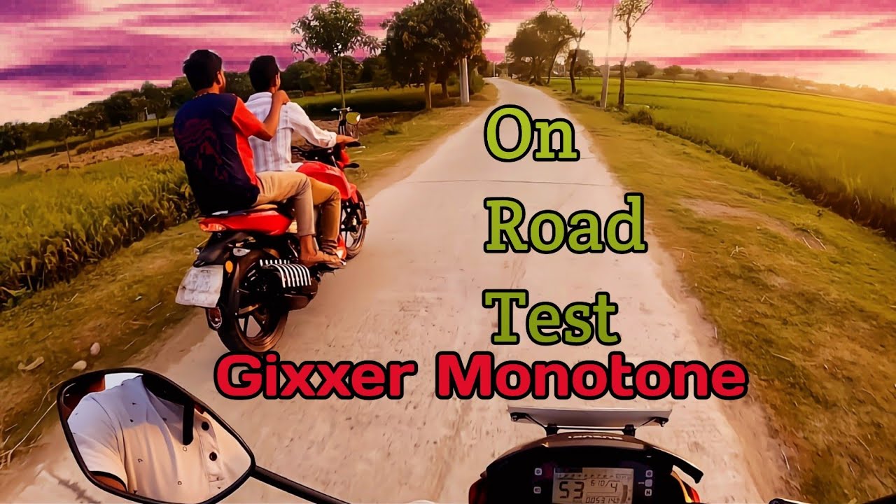 Suzuki Gixxer Monotone test ride review. @JcAdventure888
