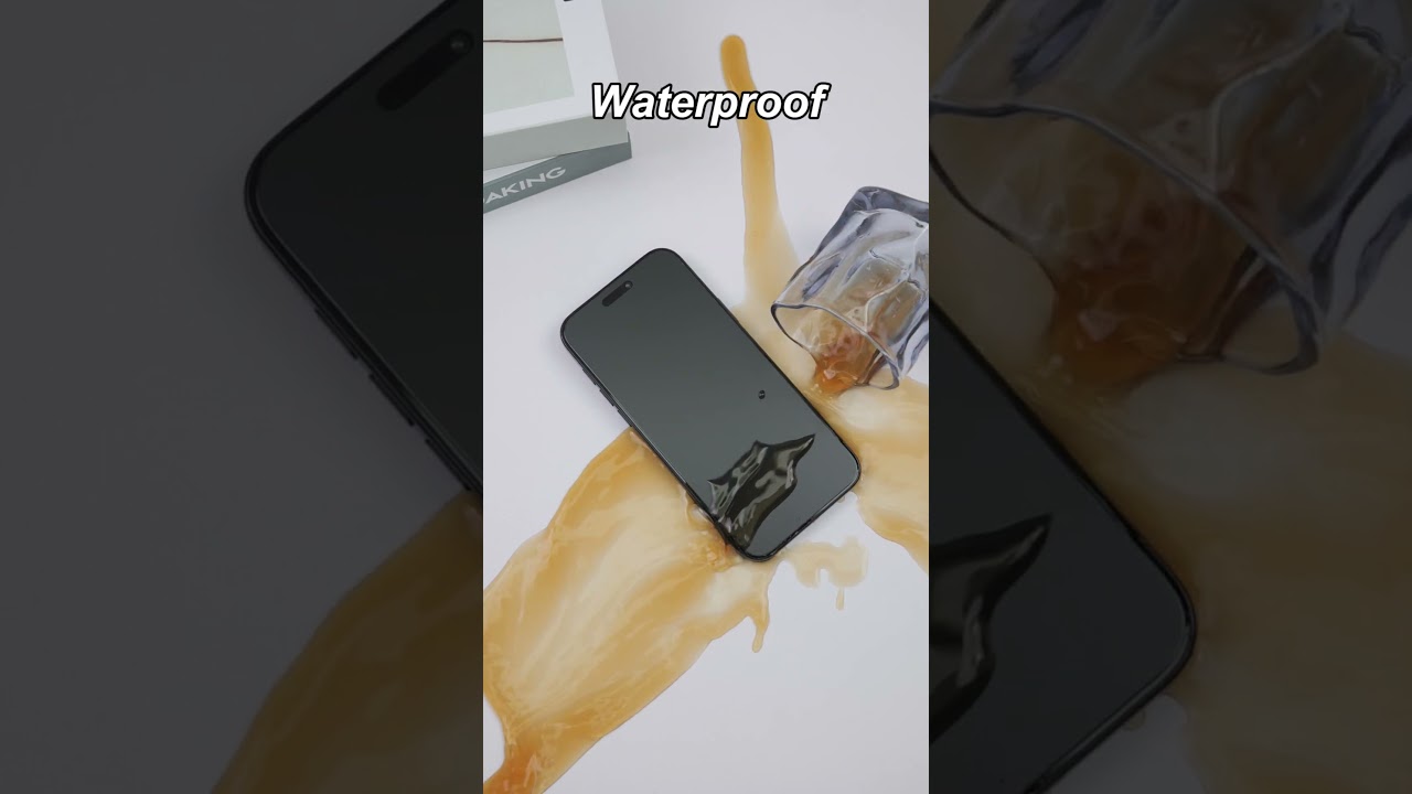 Smooth as silk, matte screen protector for iPhone 16 Pro series #iphone 16 #smartphone #iphonetech