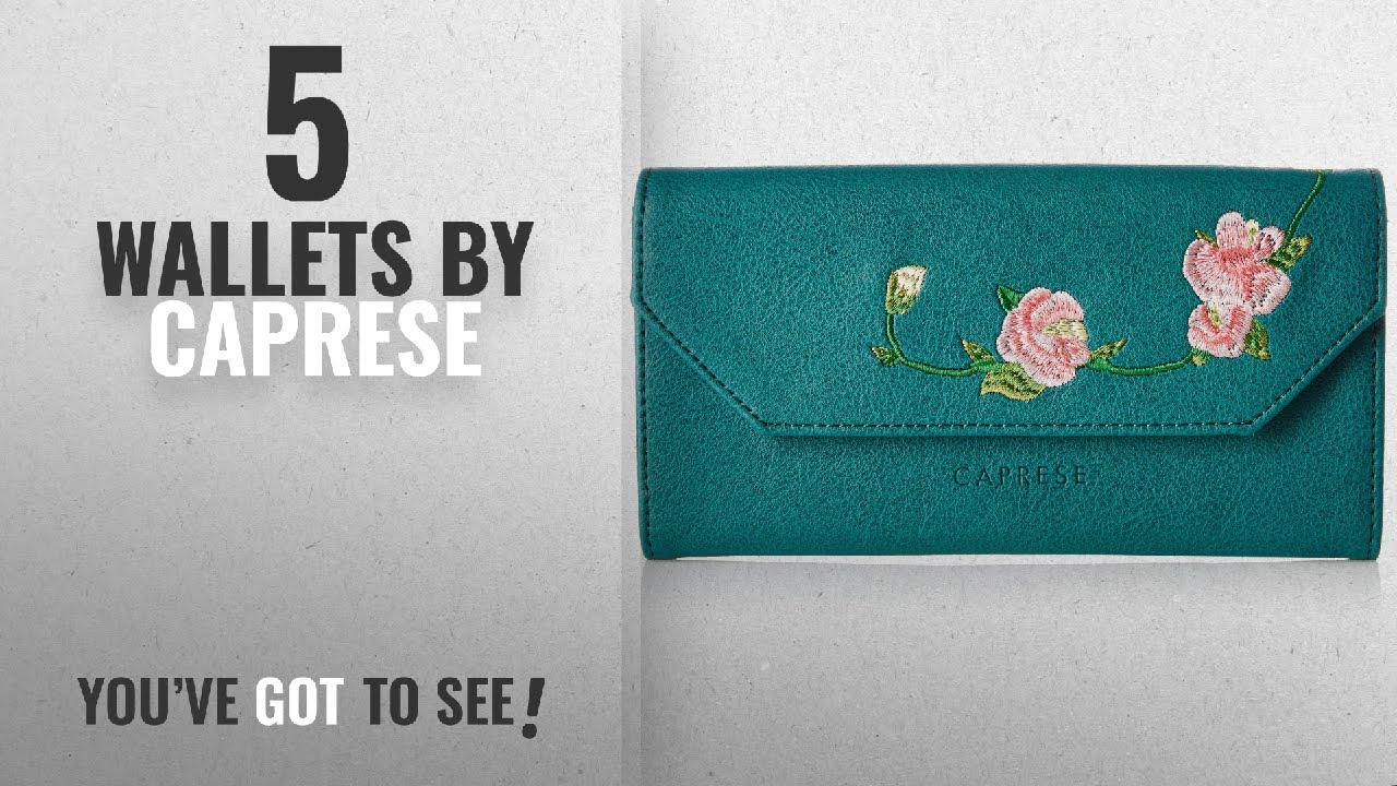 Top 10 Caprese Wallets [2018]: Caprese Elsy Women's Wallet (Teal)