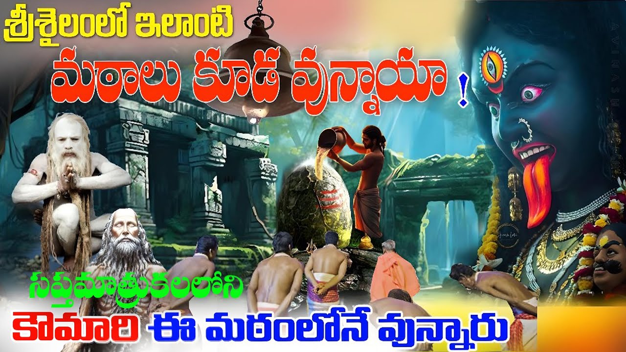 శ్రీశైలంలో ఇలాంటి మఠాలుకూడా వున్నాయి. The Mysterious Truth Behind Srisailam Matams. pancha matalu