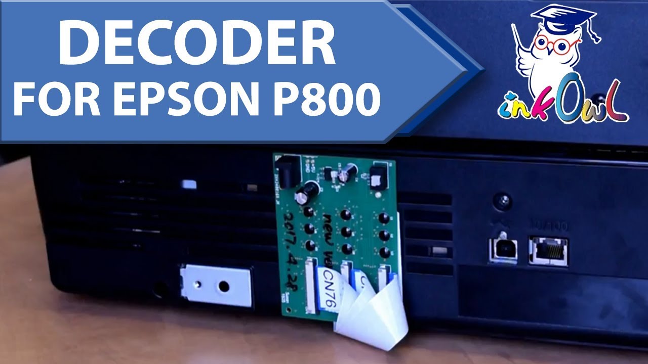 How to Install a Chip Decoder (Bypass) on Epson SureColor P800