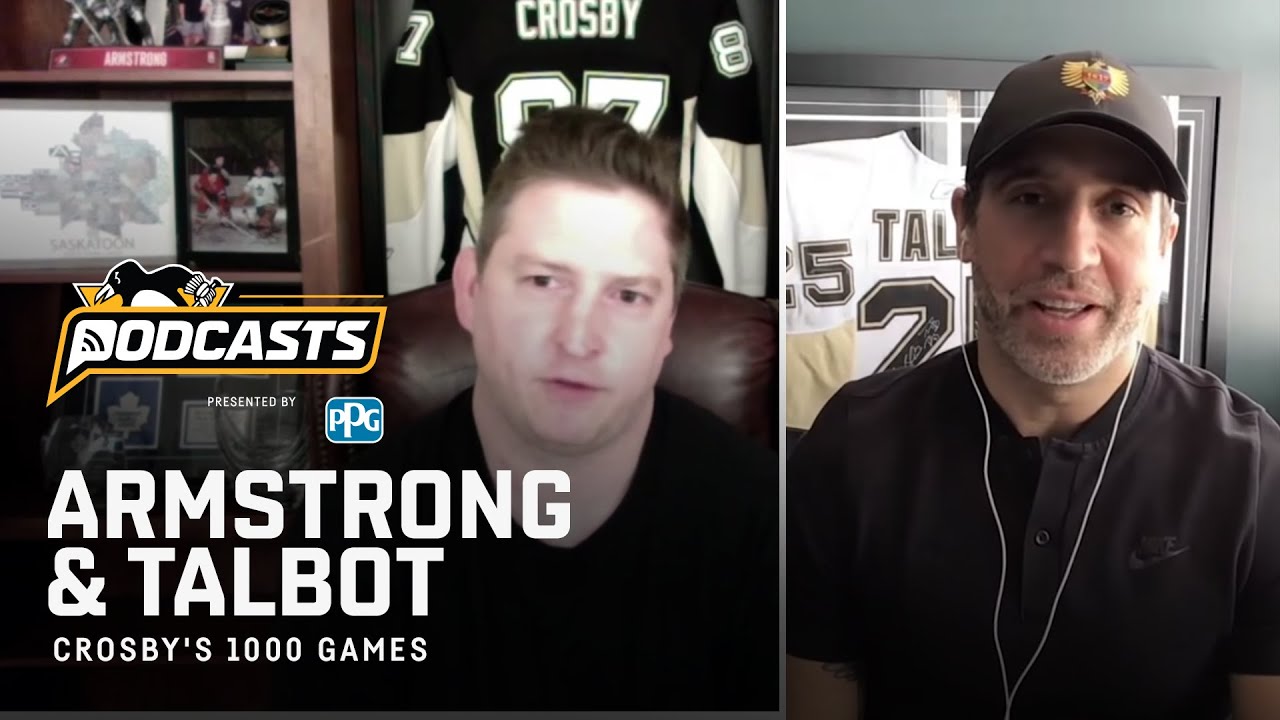 Colby Armstrong and Max Talbot on The Scoop: Crosby's 1,000 Games | Pittsburgh Penguins Podcast