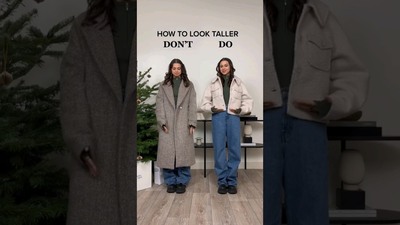 😱 How To Look Taller Girls With These Outfits? #shorts
