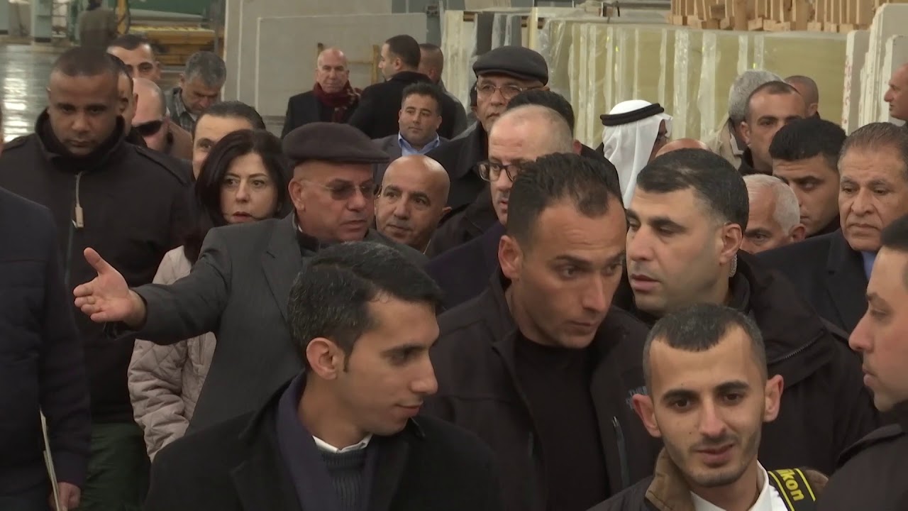 زيارة شركة نصار نصار الاستثمارية للحجر في بيت لحم