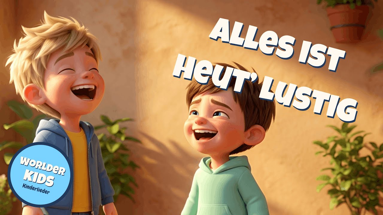 Alles ist heut lustig 😄 | Fröhliches Mitmach-Kinderlied für gute Laune | Leon & Luca | WorlderKids