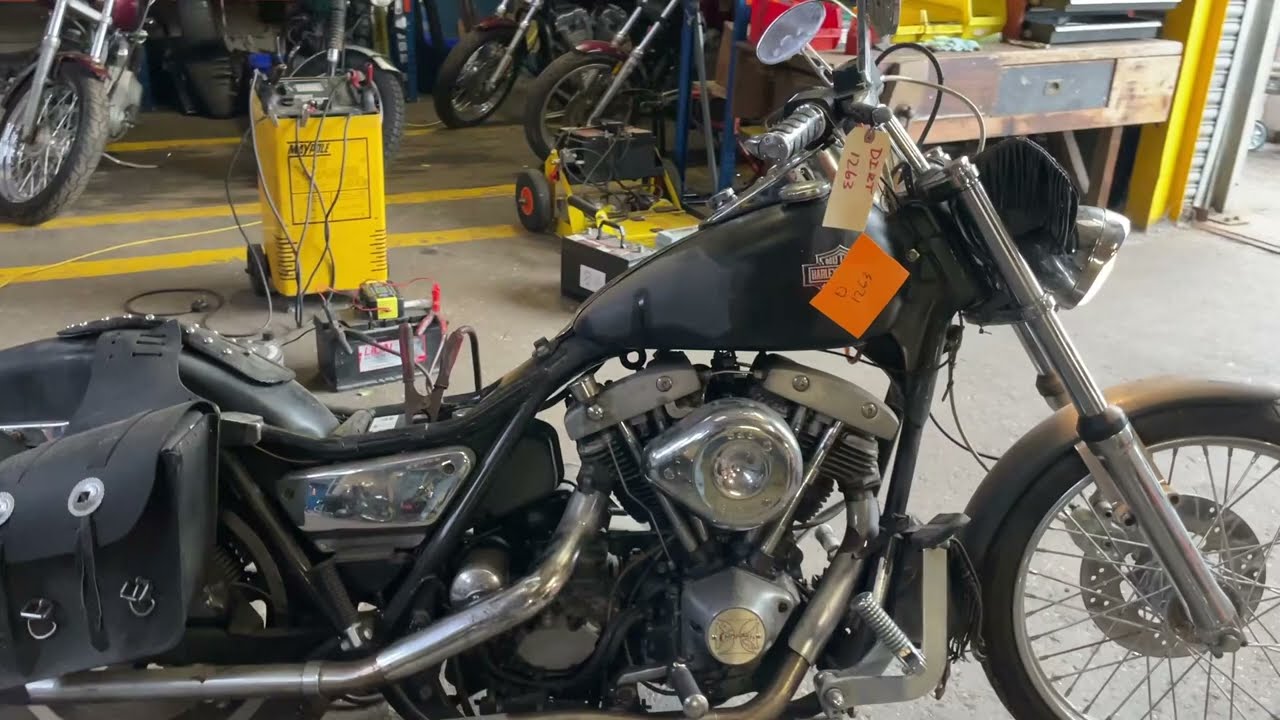 1983 Harley Davidson Shovelhead Super Glide Sport FXRS 1340cc Project Barn Find Ref-D1263