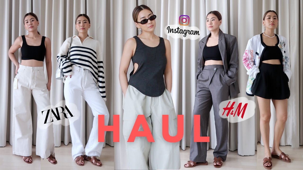 INSTAGRAM HAUL เห่อเสื้อใหม่ร้านดังในไอจี + ZARA H&M | WEARTOWORKSTYLE