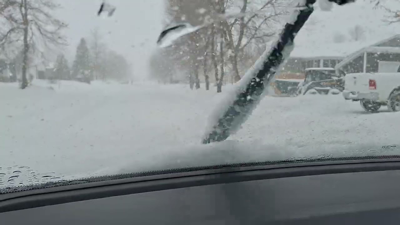Snow fall in Boissevain 02/18/2026