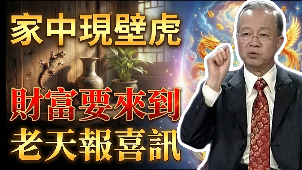 家中發現壁虎？老祖宗：這不是偶然，是你要發財的徵兆！#曾仕強 #易經 #人生智慧 #命理 #國學 #正能量 #壁虎 #守宮 #轉運 #財富徵兆 #斷捨離 #天人合一 #風水佈局