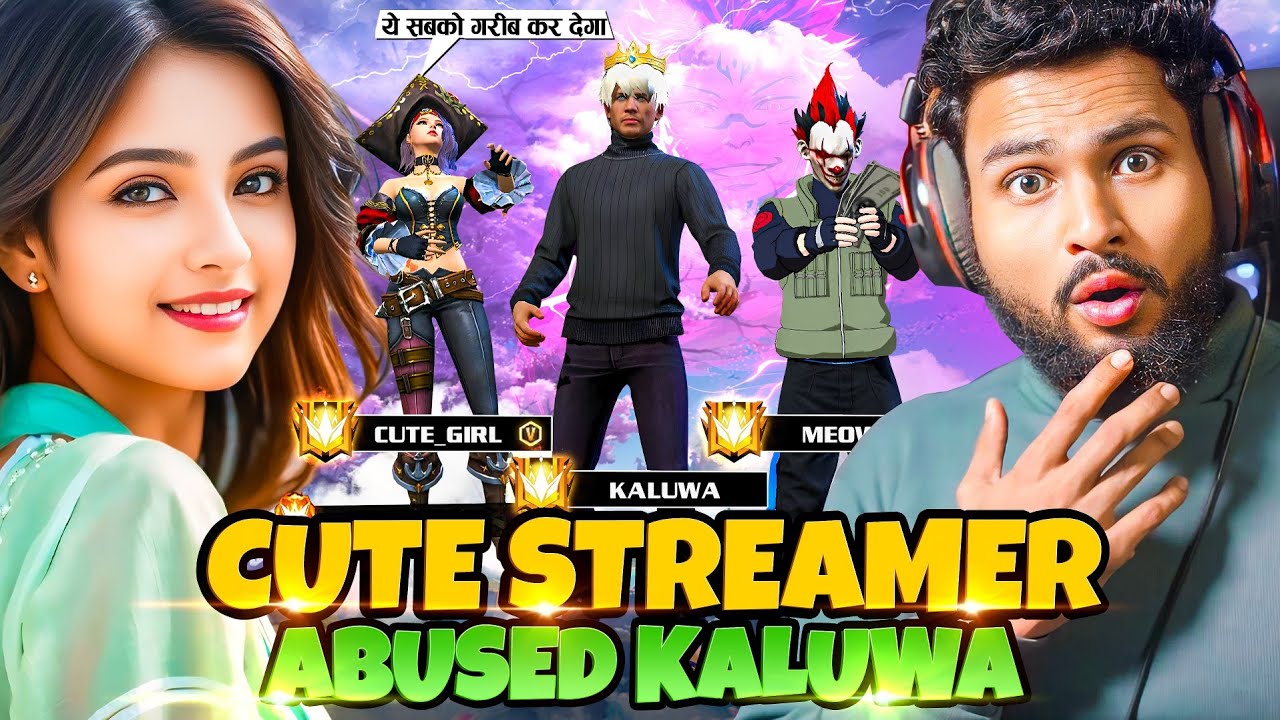 V BADGE GIRL VS ANSH BOND 😱 Live Streamer Friend Abused Me 😬 कलुवा आजा 1 Vs 6 में !! 😤
