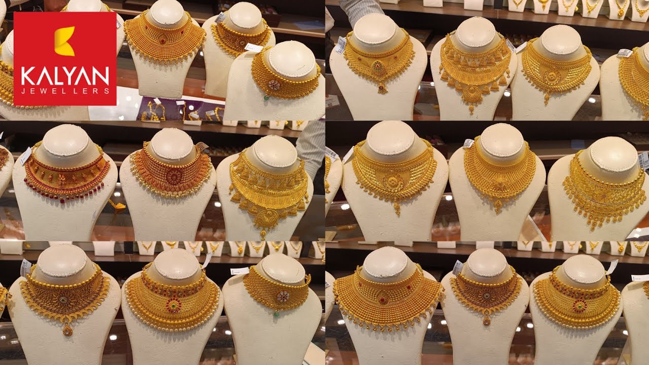 Kalyan Jewellers Gold Choker Collections With Grams/Turkey/Bombay/Antique/Culcutta