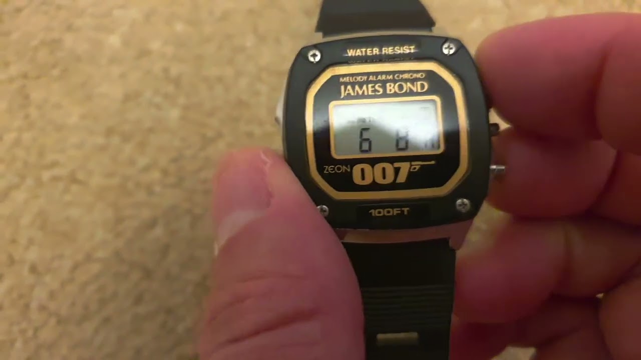 Zeon 007 James Bond Watch 1981