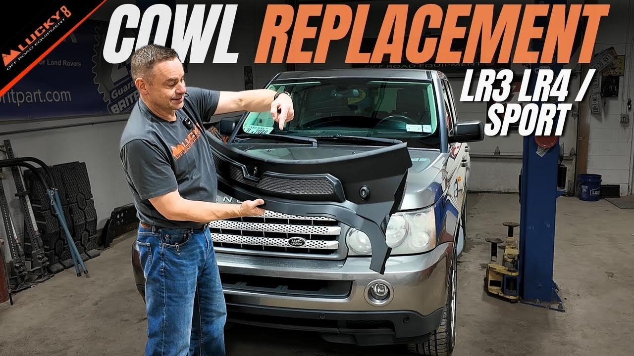 How to Install a Windshield Cowl on Your Range Rover Sport, LR3, or LR4