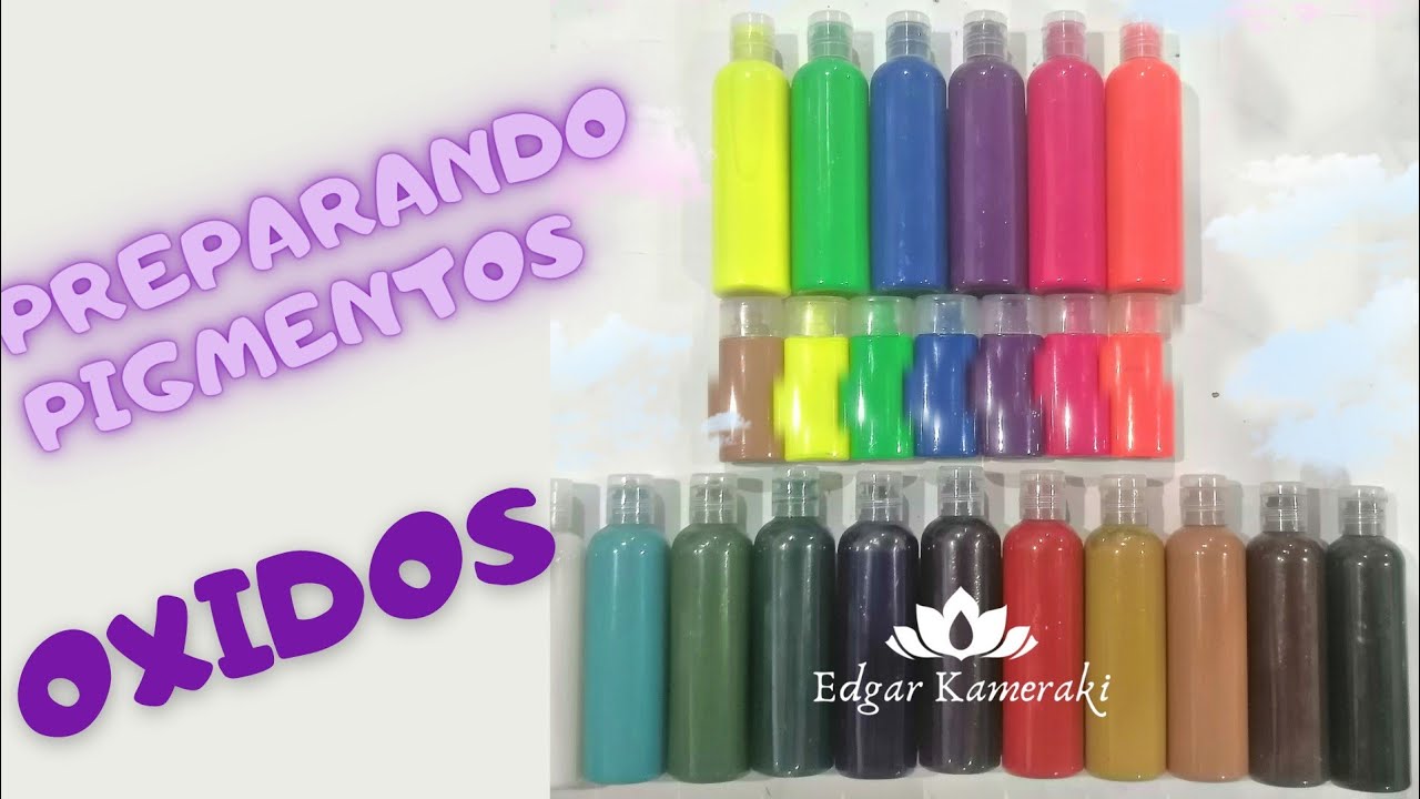 COMO PREPARAR LOS PIGMENTOS ÓXIDOS, para uso en jabones, saponificados y glicerina