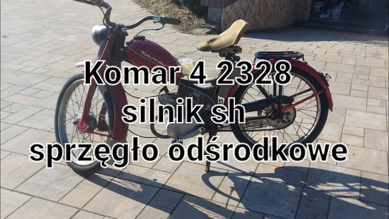 Komar 4 2328 sh sprzęglo odśrodkowe prezentacja i jazda 